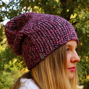 Knitting Pattern in .PDF Video tutorial DIY Tutorial Shabby Hat