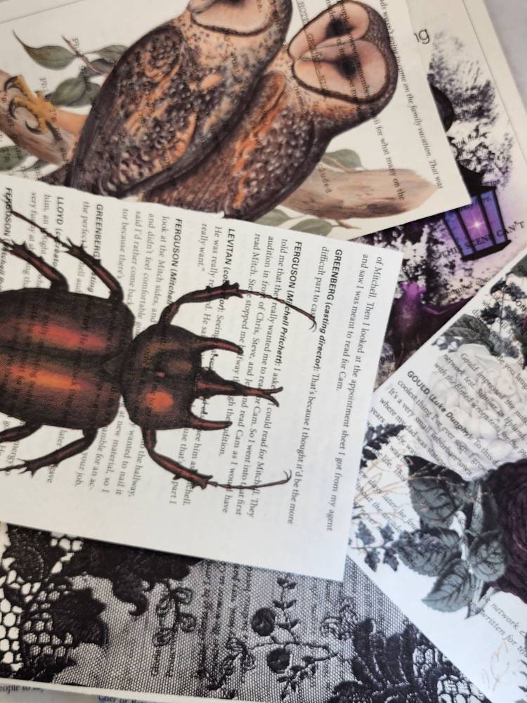 Altered Book Pages - Etsy