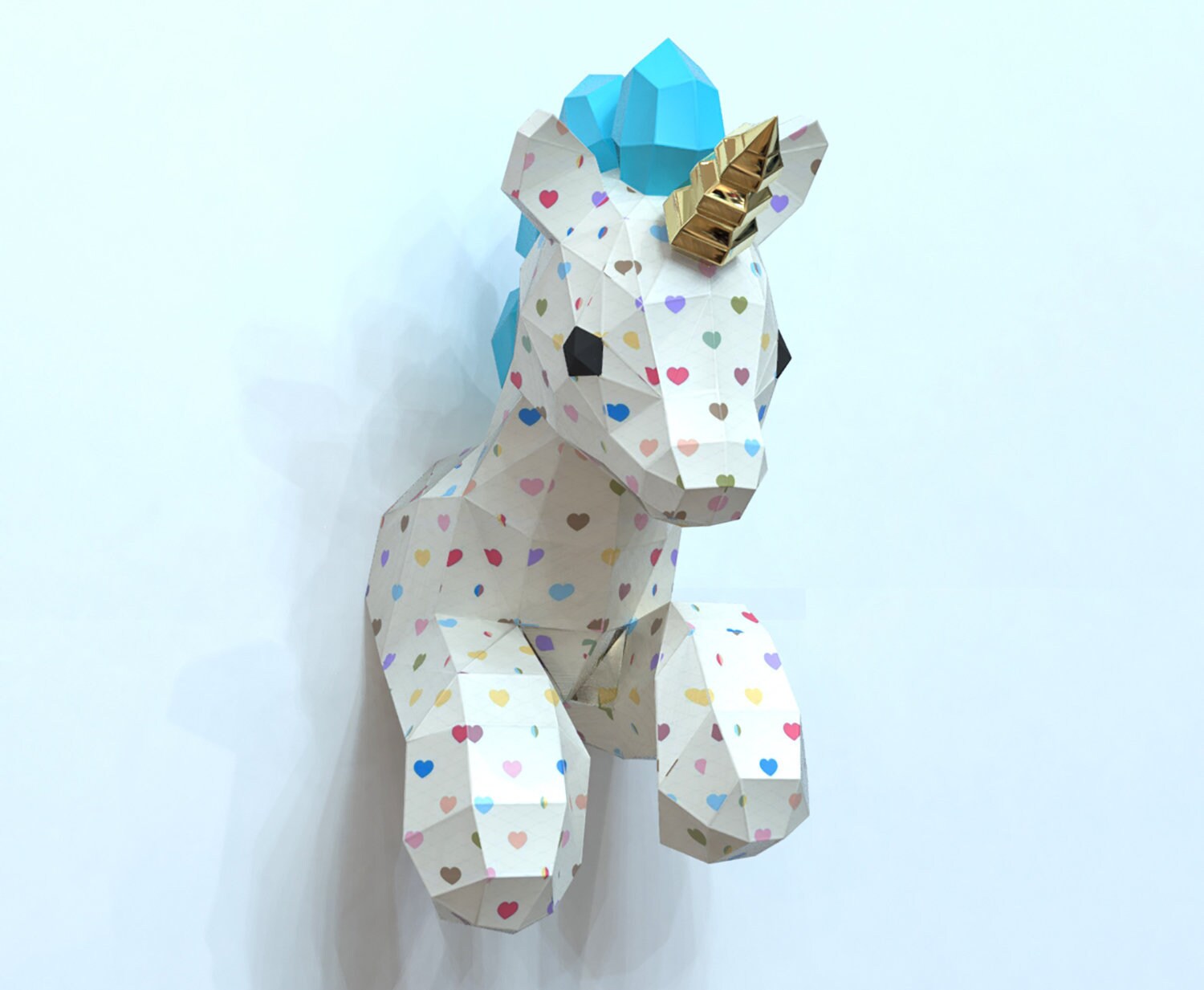 Unicorn Papercraft Unicorn Pony DIY crafts Unicorn Gifts | Etsy