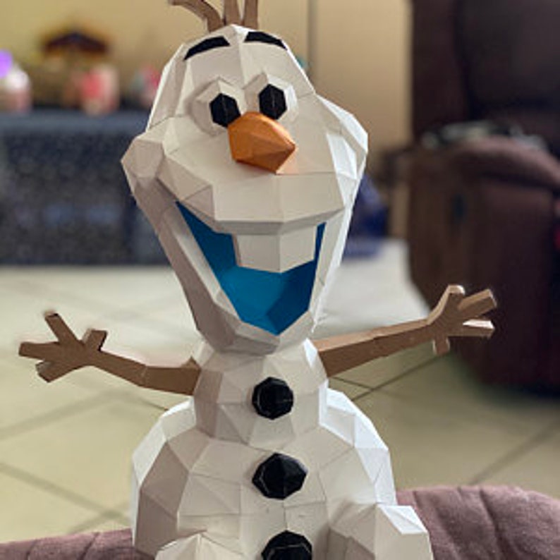 olaf papercraft olaf frozen olaf disney frozen diy craft