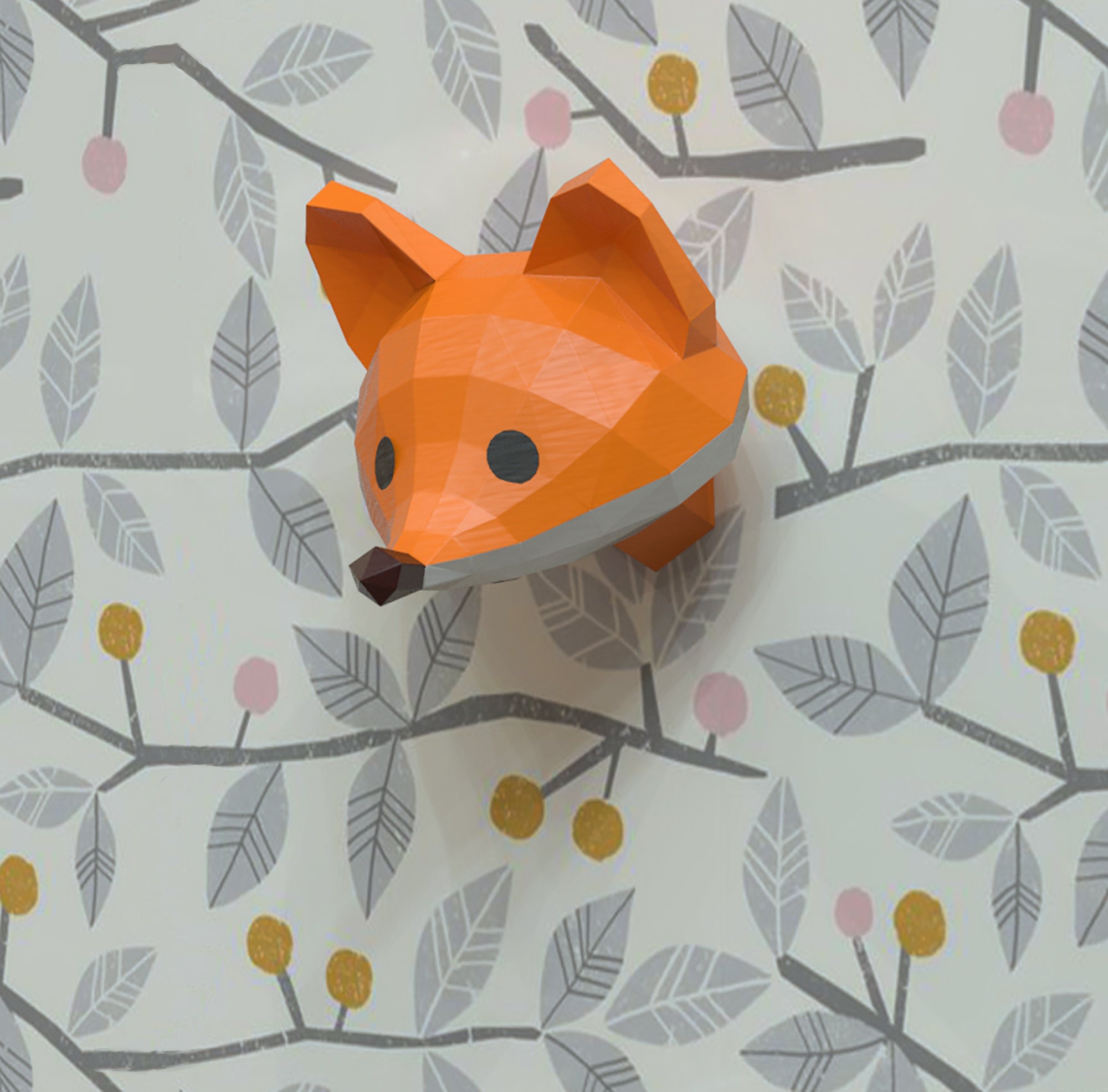 Papercraft Fox Fox Papercraft Diy Crafts Papercraft Etsy My XXX Hot Girl