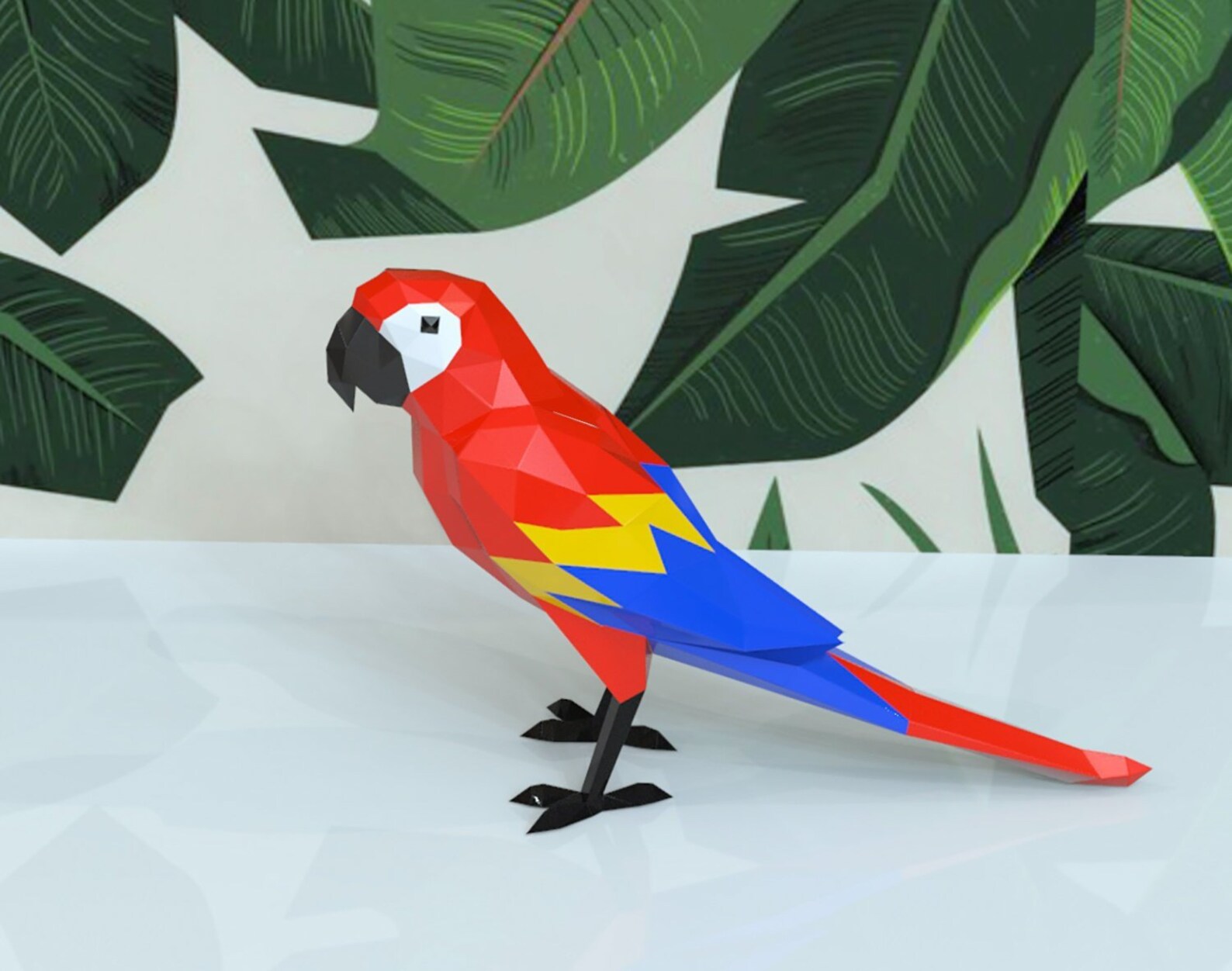 Parrot Papercraft Parrot Parrot Gifts DIY Crafts Macaw Etsy