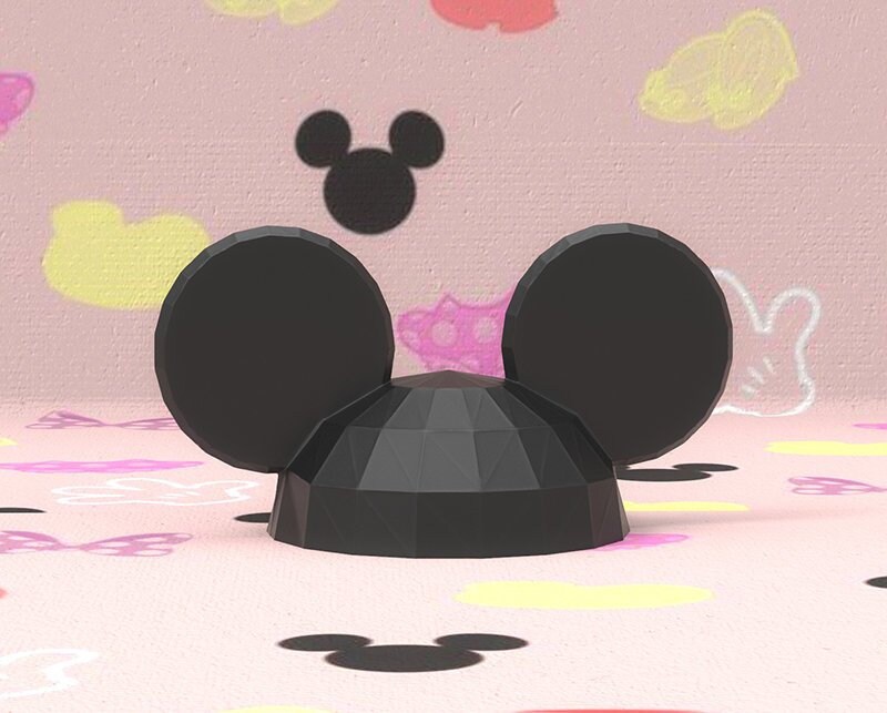 Papercraft Mickey Hat Papercraft Minnie 