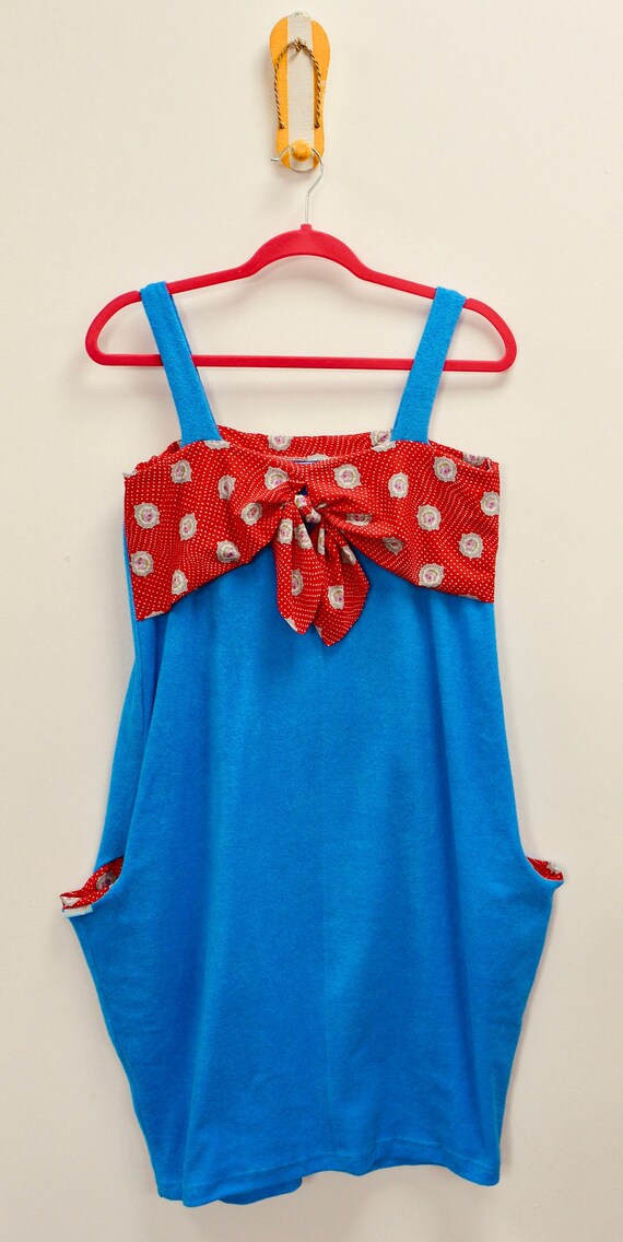 terry towelling beach dress