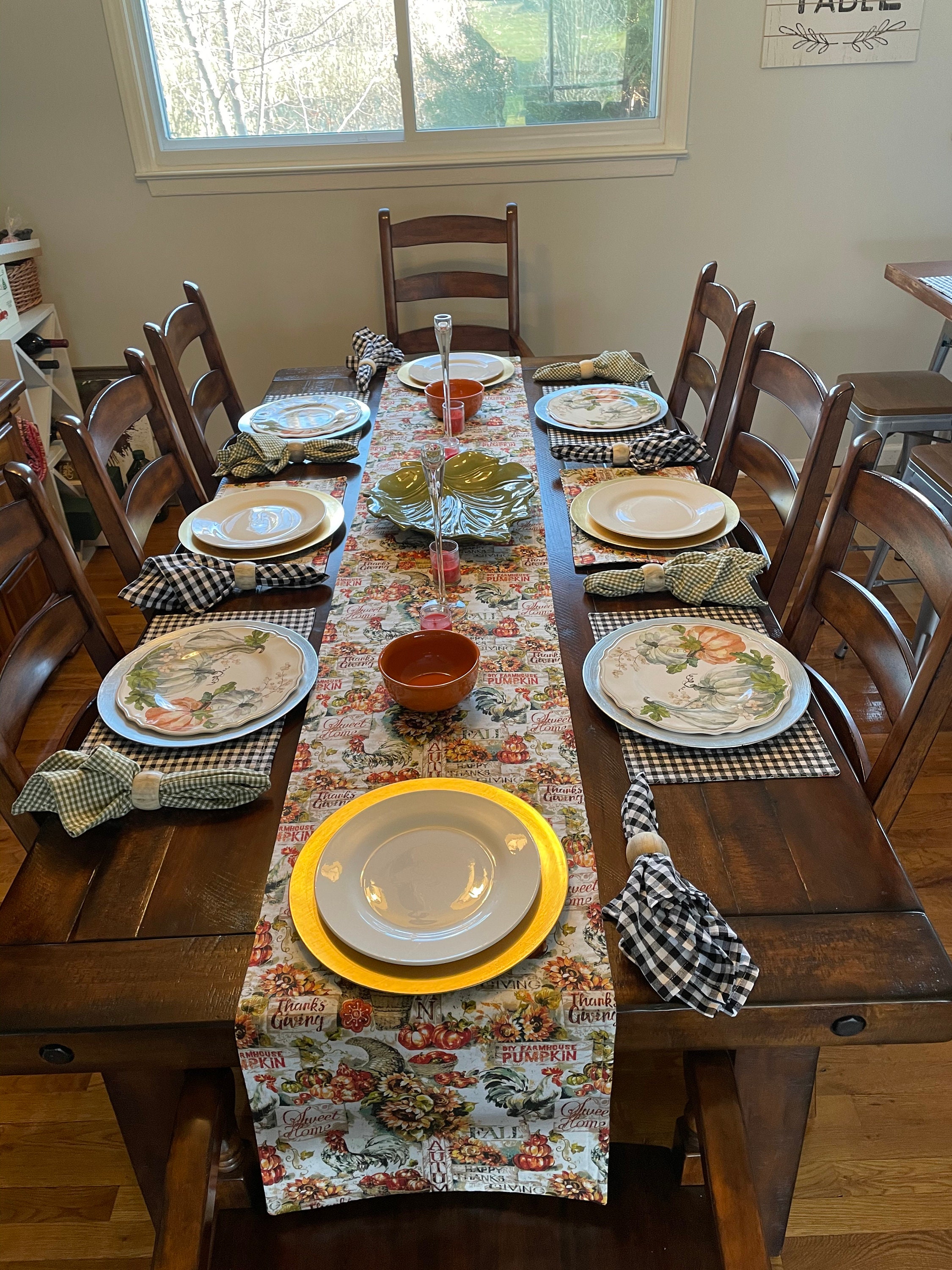 Table Runner and Placemats Etsy