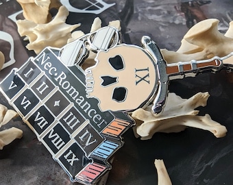 Necromancer gideon the ninth enamel pin