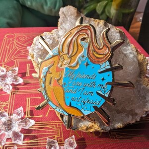 Flame of Courage- Crescent city officially licensed enamel pin