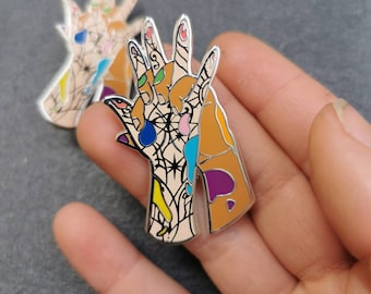 ACOTAR "chapter 55" enamel pin, book lover badge
