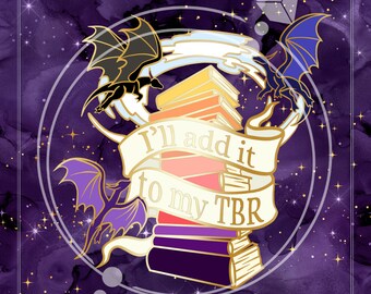 I'll add it to my TBR enamel pin, book lover pin Bibliophile Vol 4 PREORDER