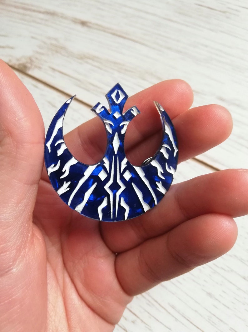 Ahsoka Tano Rebel Symbol Necklace or Pin Etsy