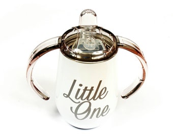 DDLG little one personalised stainless steel sippy cup. Ideal sippy for a little. Keeps drinks warm or cold for longer. ABDL sippy cup gift