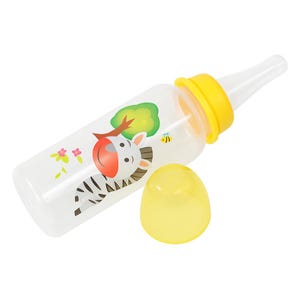Zebra Jungle Adult Baby Bottle – Printed ABDL Bottle for Littles, Washable and Little Space Friendly