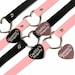 Ddlg and mdlg collars. Faux leather bdsm collar with heart tags engraved with ddlg words. Ideal for DDLG subs and ABDL. Daddy's property