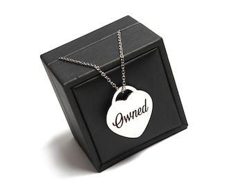 Collar BDSM de día. Joyería BDSM personalizada y grabada para sumisos y pequeños. El collar discreto de acero inoxidable perfecto.