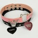 Custom Bdsm pet play collars with personalised laser engraved tags. Ideal for kittens, puppies, ddlg or abdl
