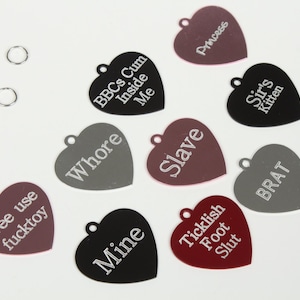 Personalized Submissive Name Tag
