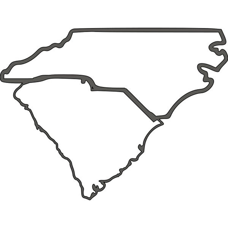South Carolina Map SVG