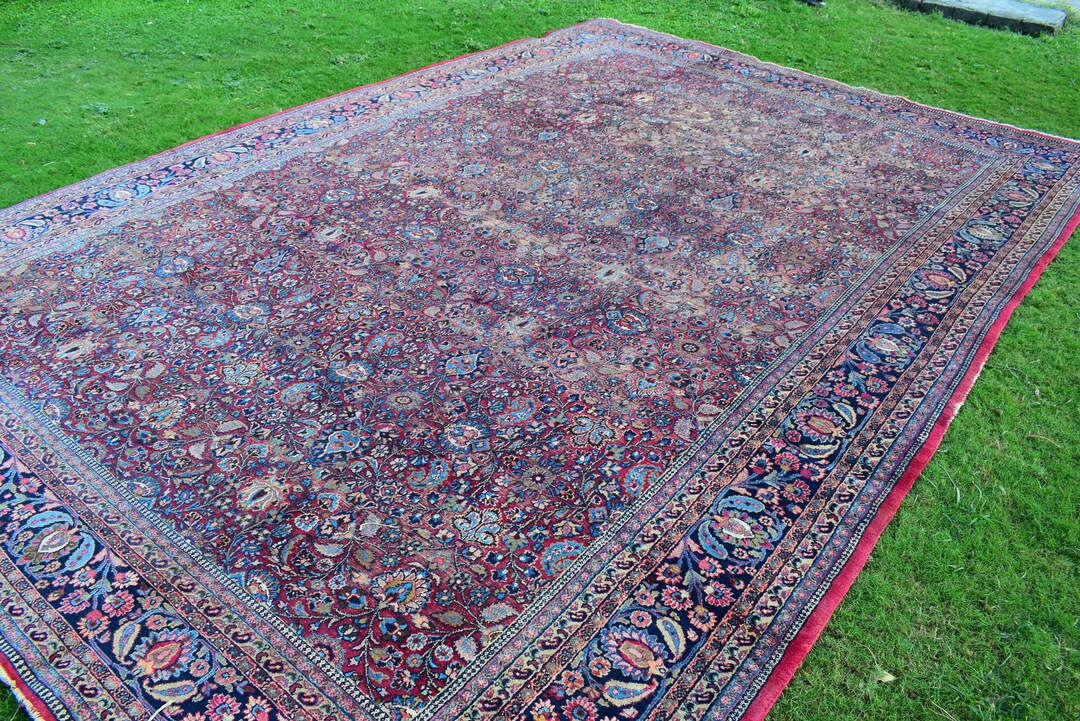 Designer Rug Vintage Area Rug Multi Colors Rug Fine Quality Etsy