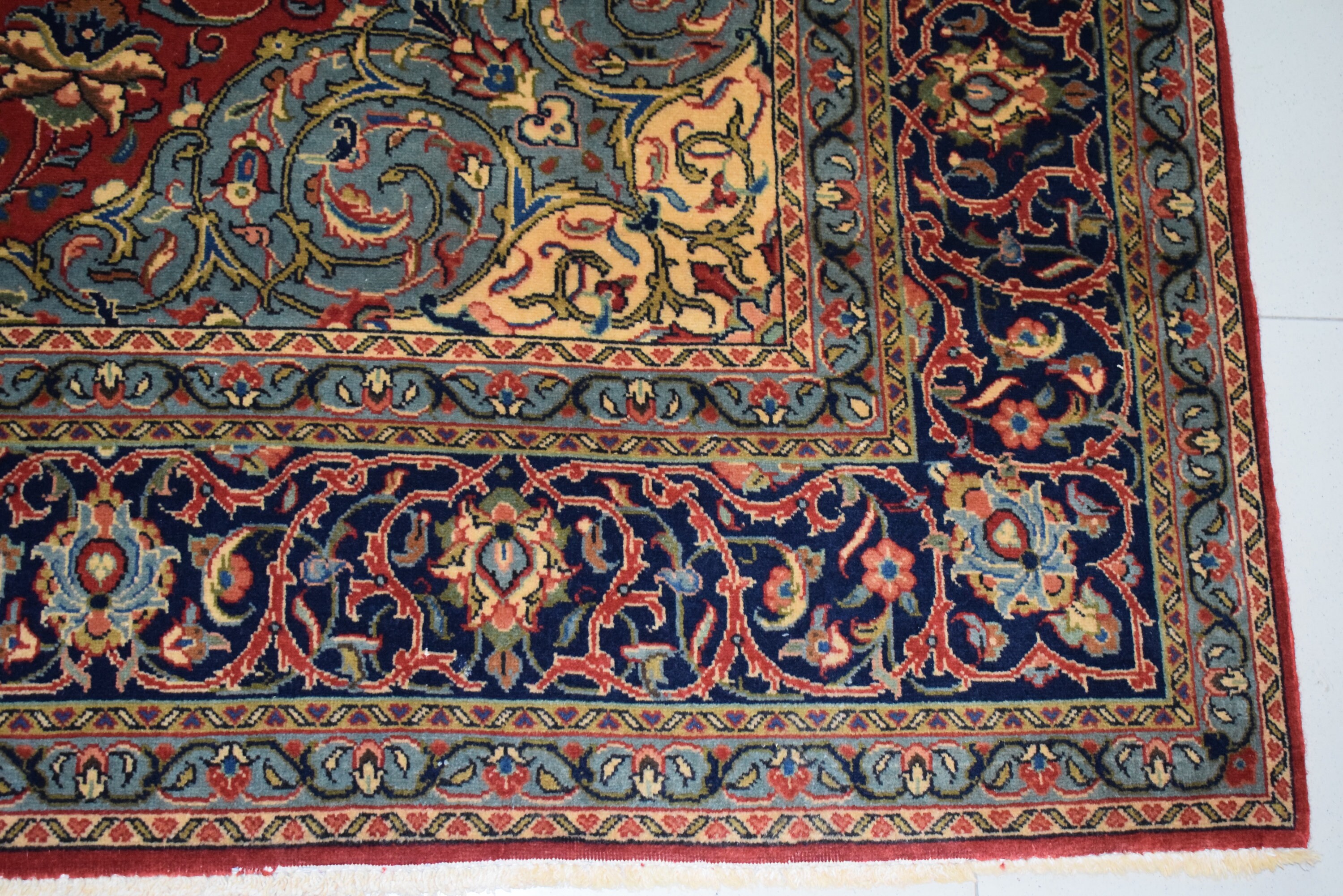 Turkish Red Floral RugSoft Wool Turkish RugLarge Area Red Etsy