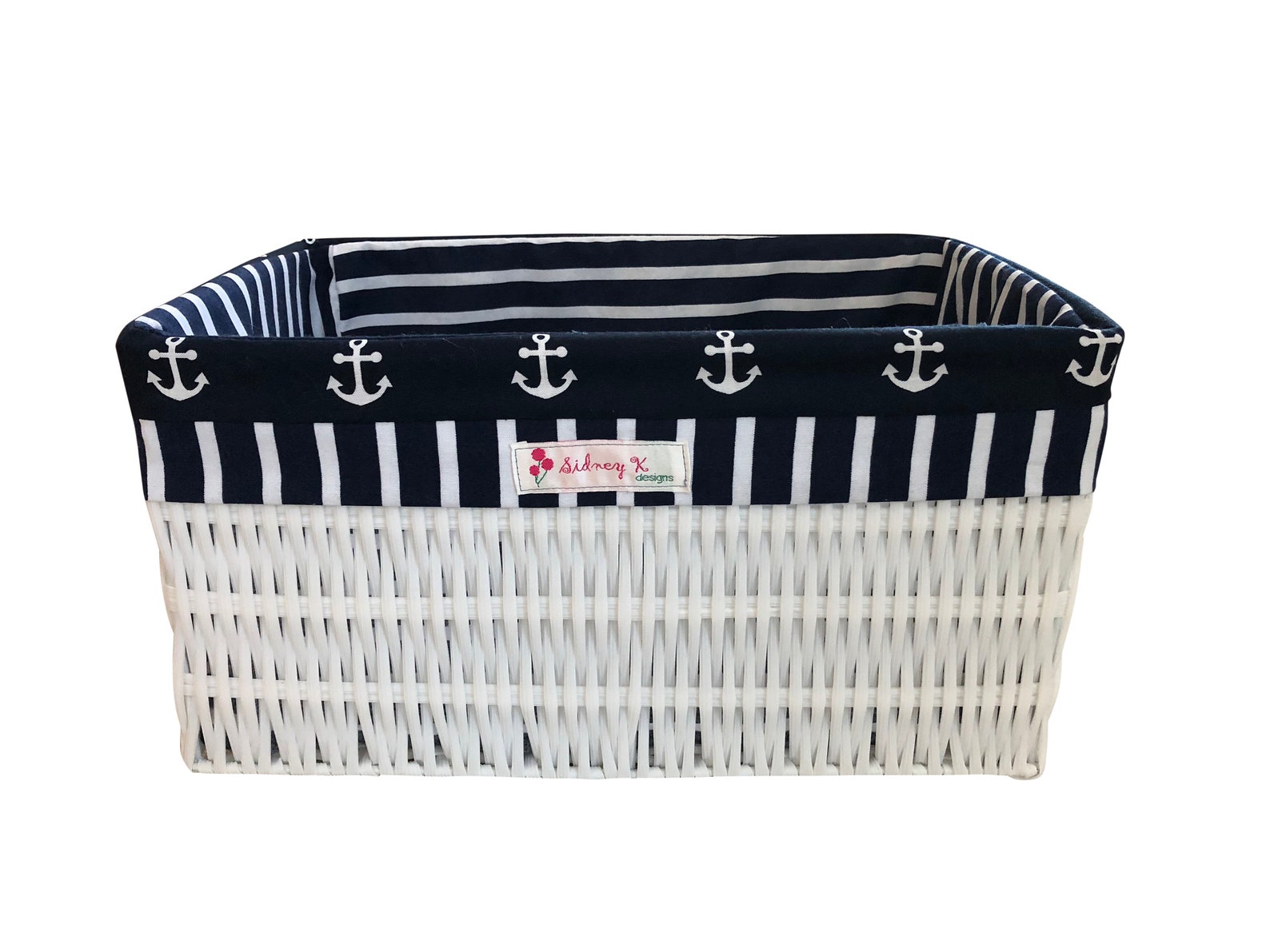 Wicker Nursery Basket Liner Etsy