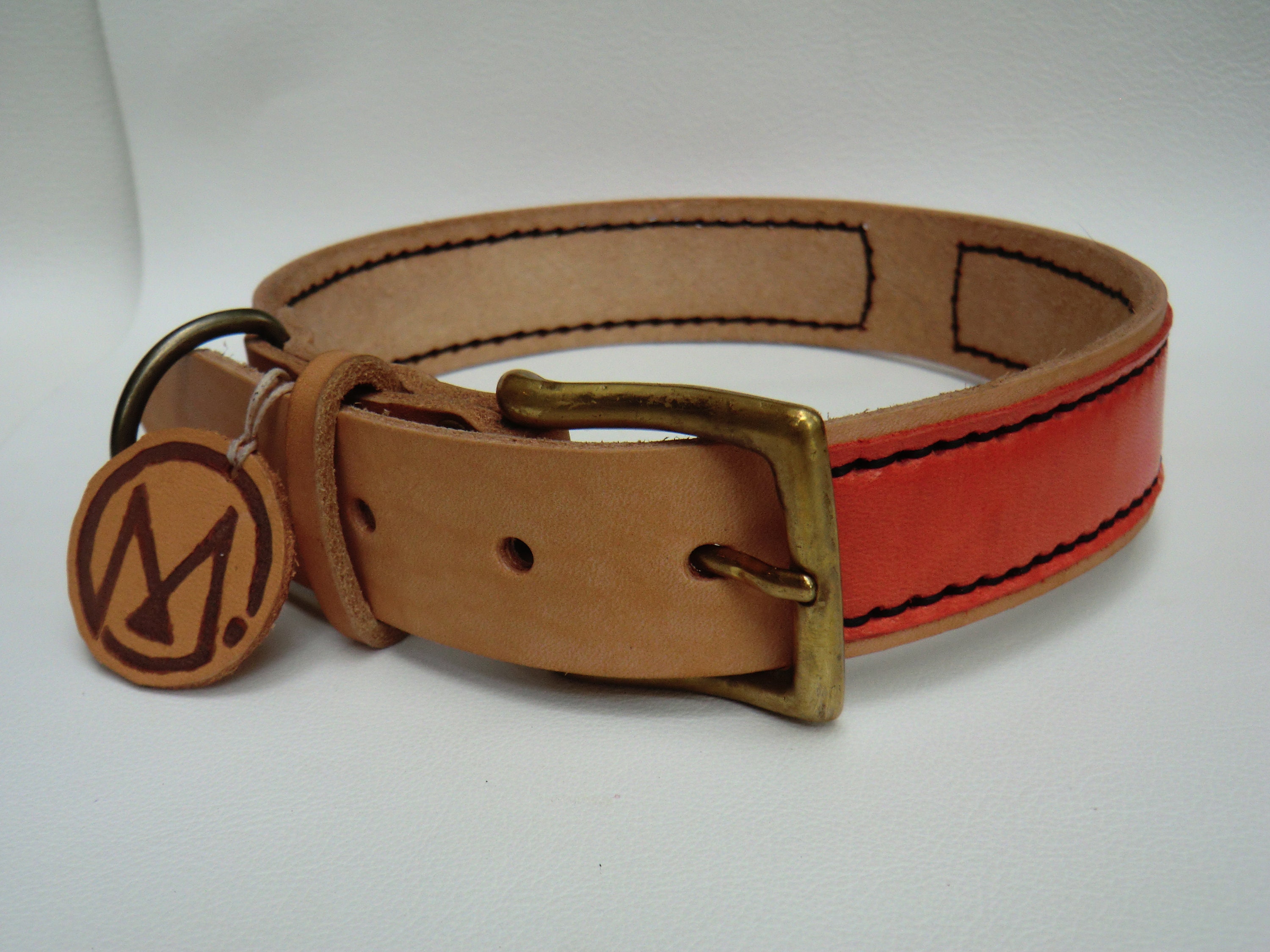 Collier Chien en Cuir, Dog Collar, Leather, Handmade, Fait Main, Maroquinerie, Creation, Artisanal