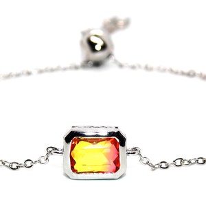 Silver Tourmaline 1.93ct Draw String Bracelet