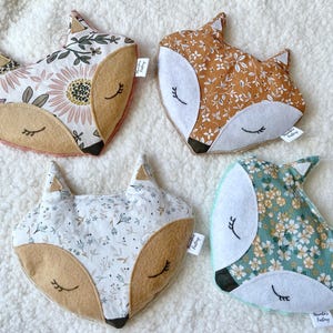 Dry fox hot water bottle filled with rice