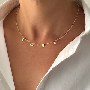 🥰 Personalized Love Letter Necklace – Mervay