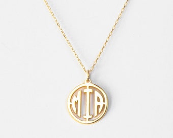 Joy Monogram Necklace - monya_