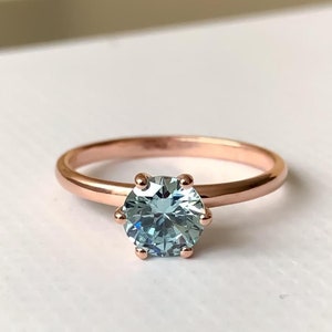 Aquamarinring, Geburtssteinring, Aquamarinring, personalisierte Schmuck, Personalisierbarer Schmuck, Personalisierter Schmuck