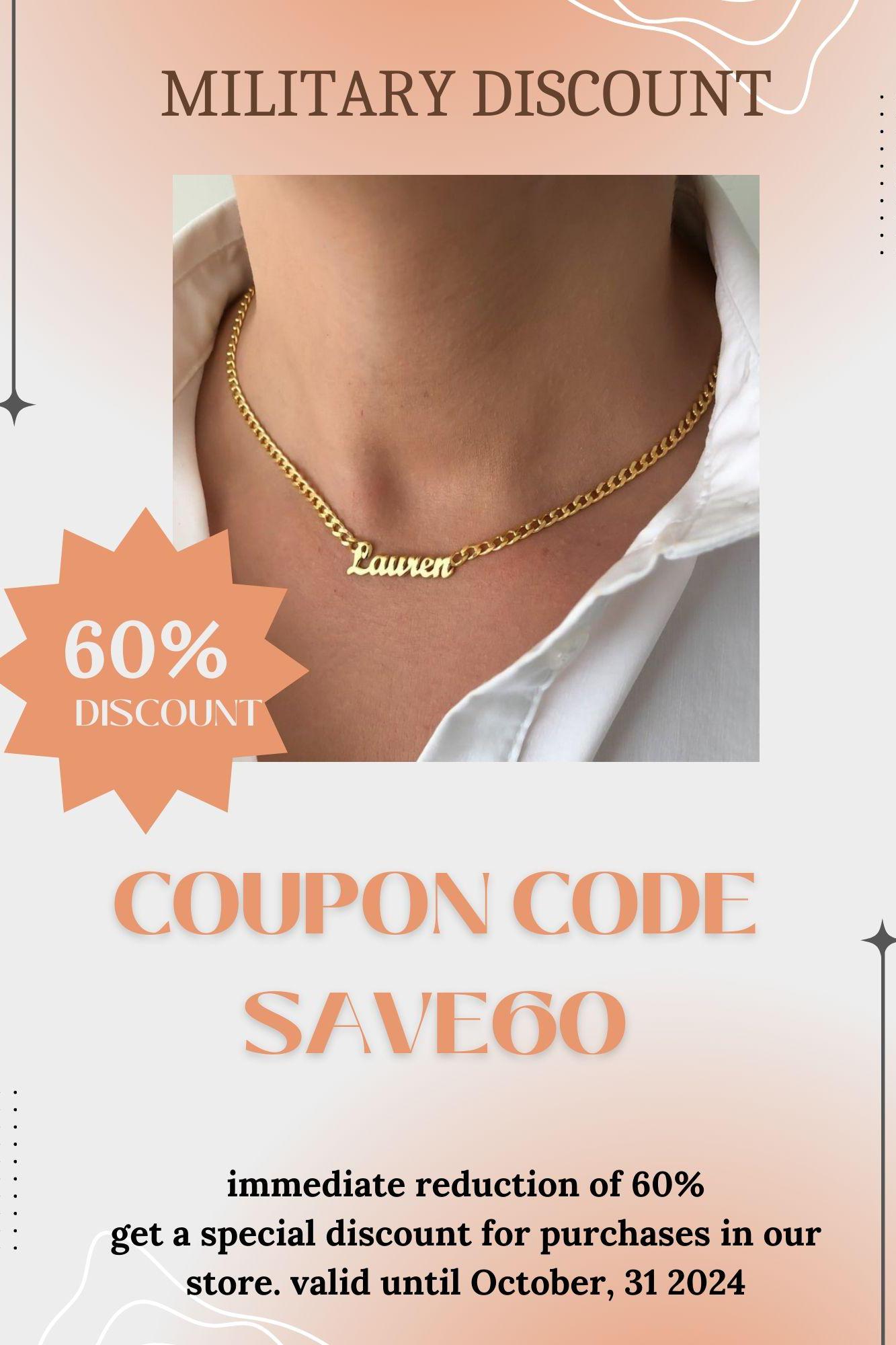 Etsy jewelry coupon code outlet