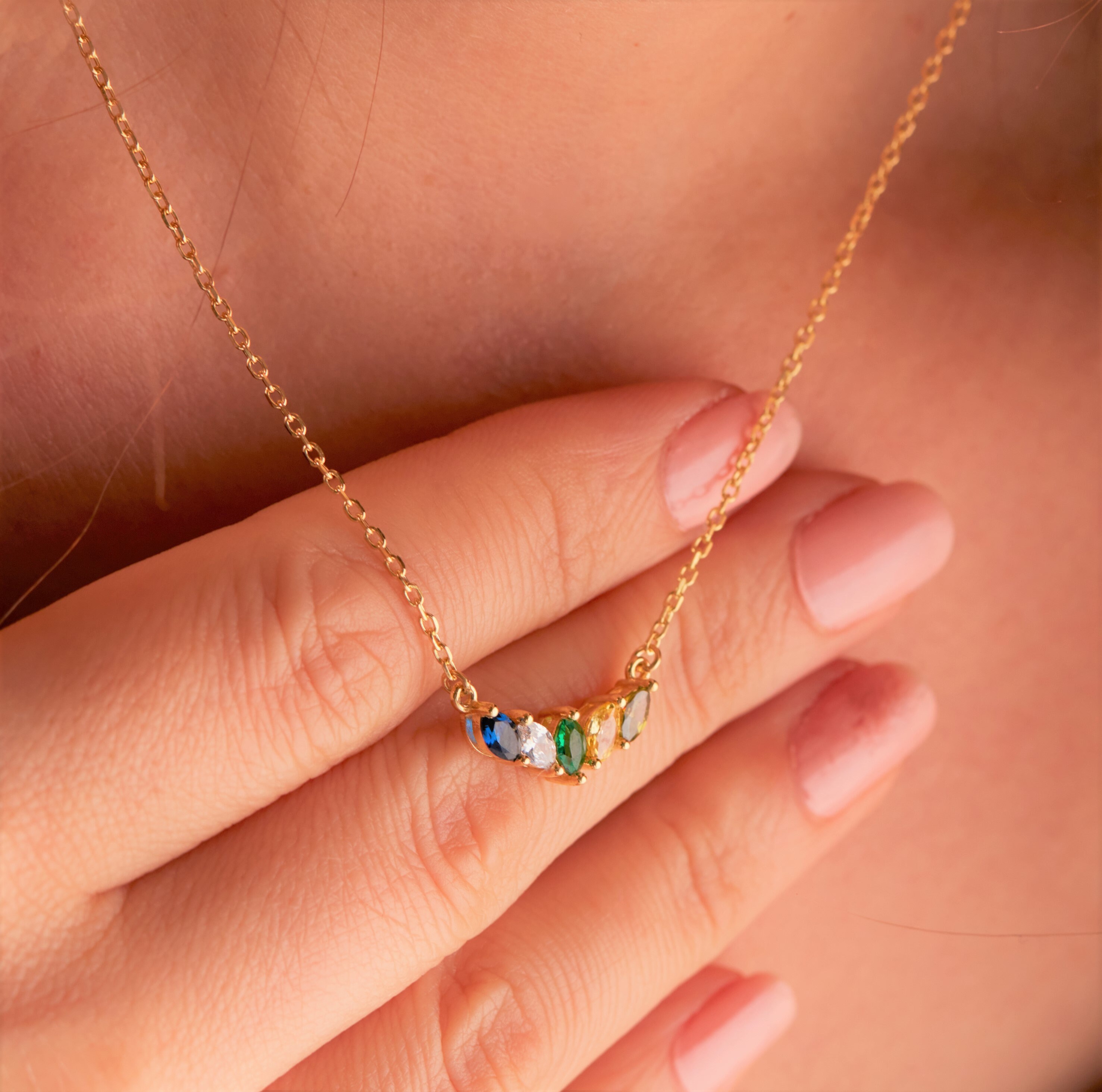 GRANDMOTHERS BIRTHSTONE NECKLACE – Generations of Love