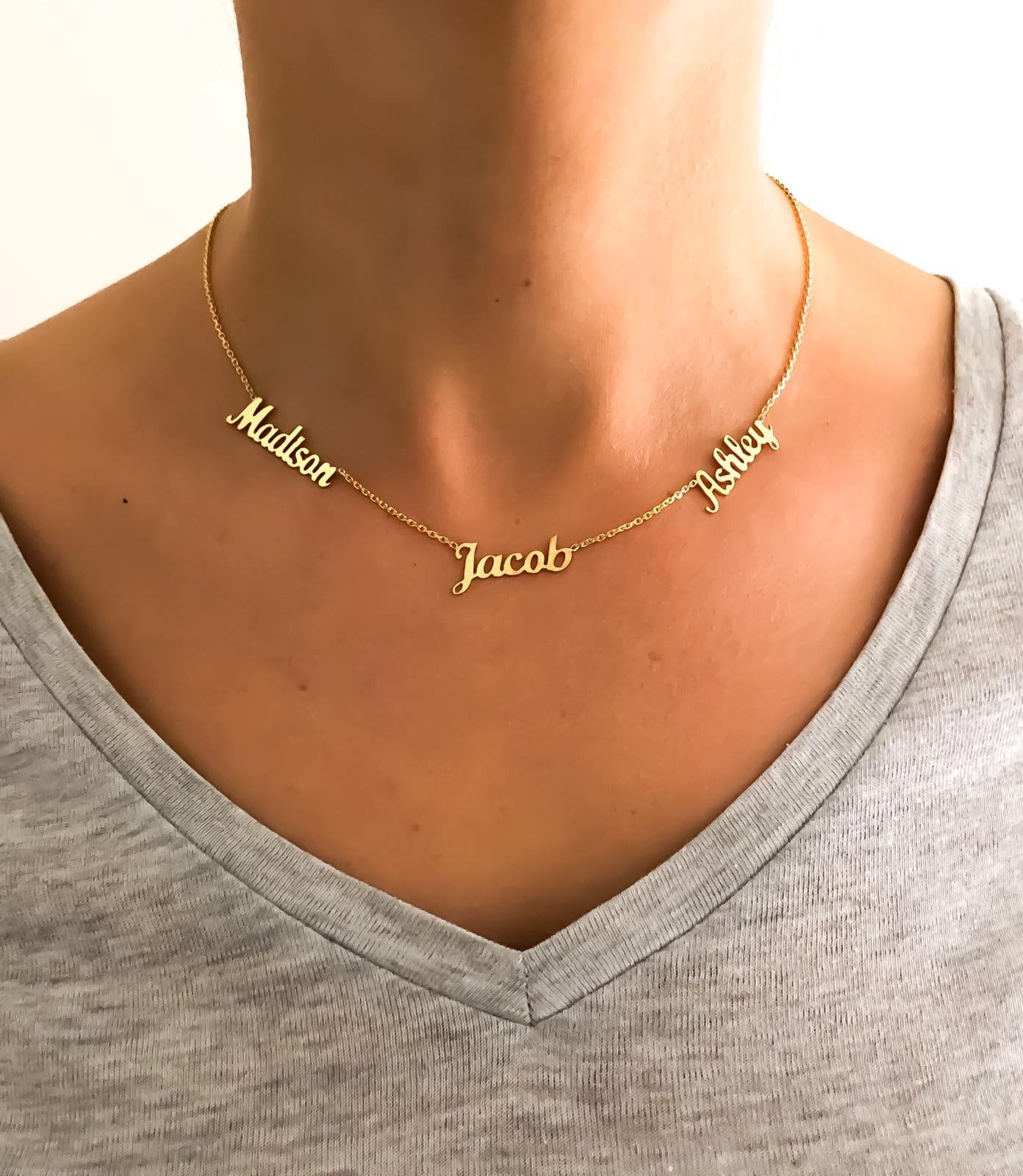 Collar Nombres de Familia Personalizado – petitdetailmx