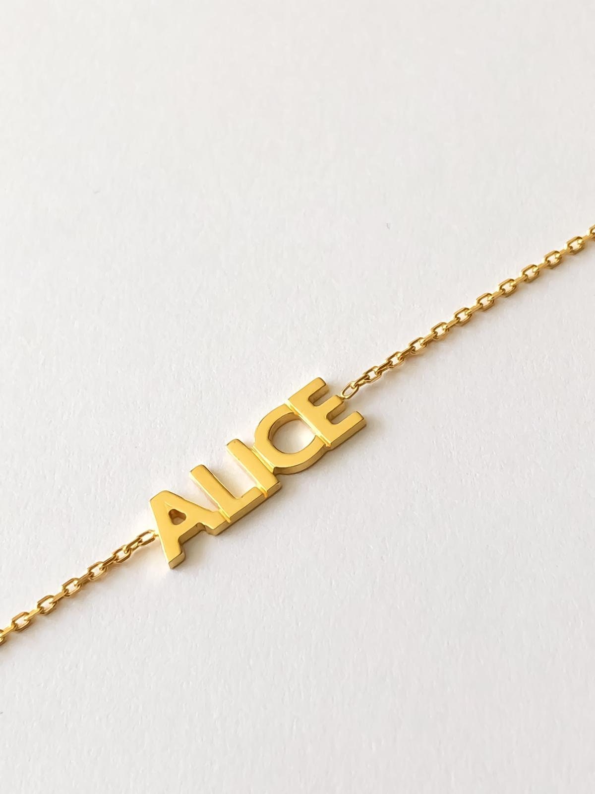 Name Bracelet Gold Name Bracelet Custom Name Bracelet Name | Etsy