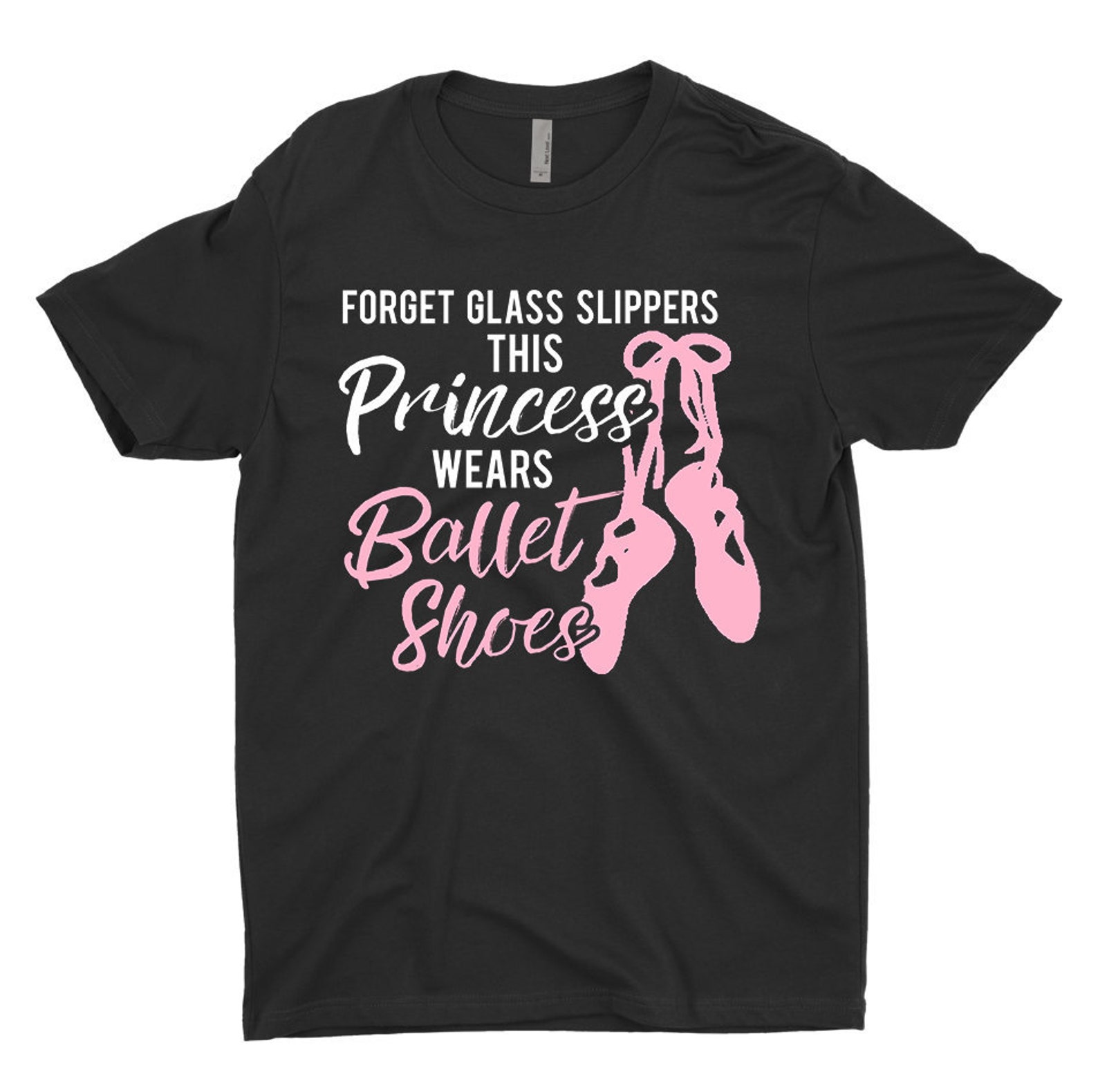 dancing gift dancing shirt dancer shirt forget glass slippers this princess wears ballet shoes t-shirt