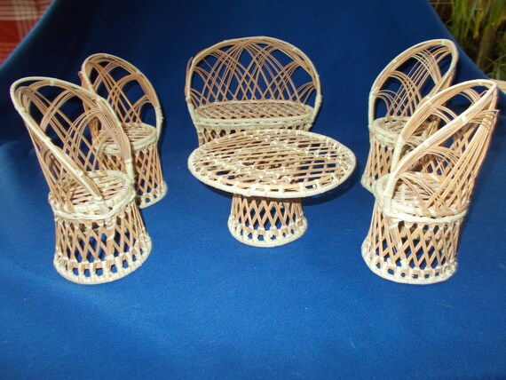 rattan doll furniture