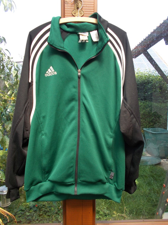 dark green track jacket