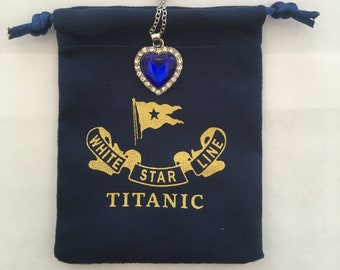 Titanic Necklace Heart of the Ocean Necklace