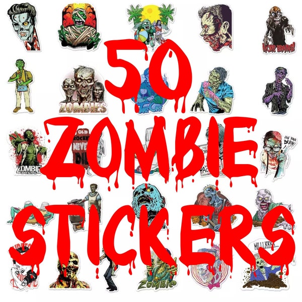 Zombie Car Stickers Etsy