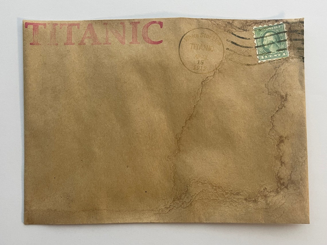 Titanic Boarding Pass Titanic Launch Ticket Titanic - Etsy