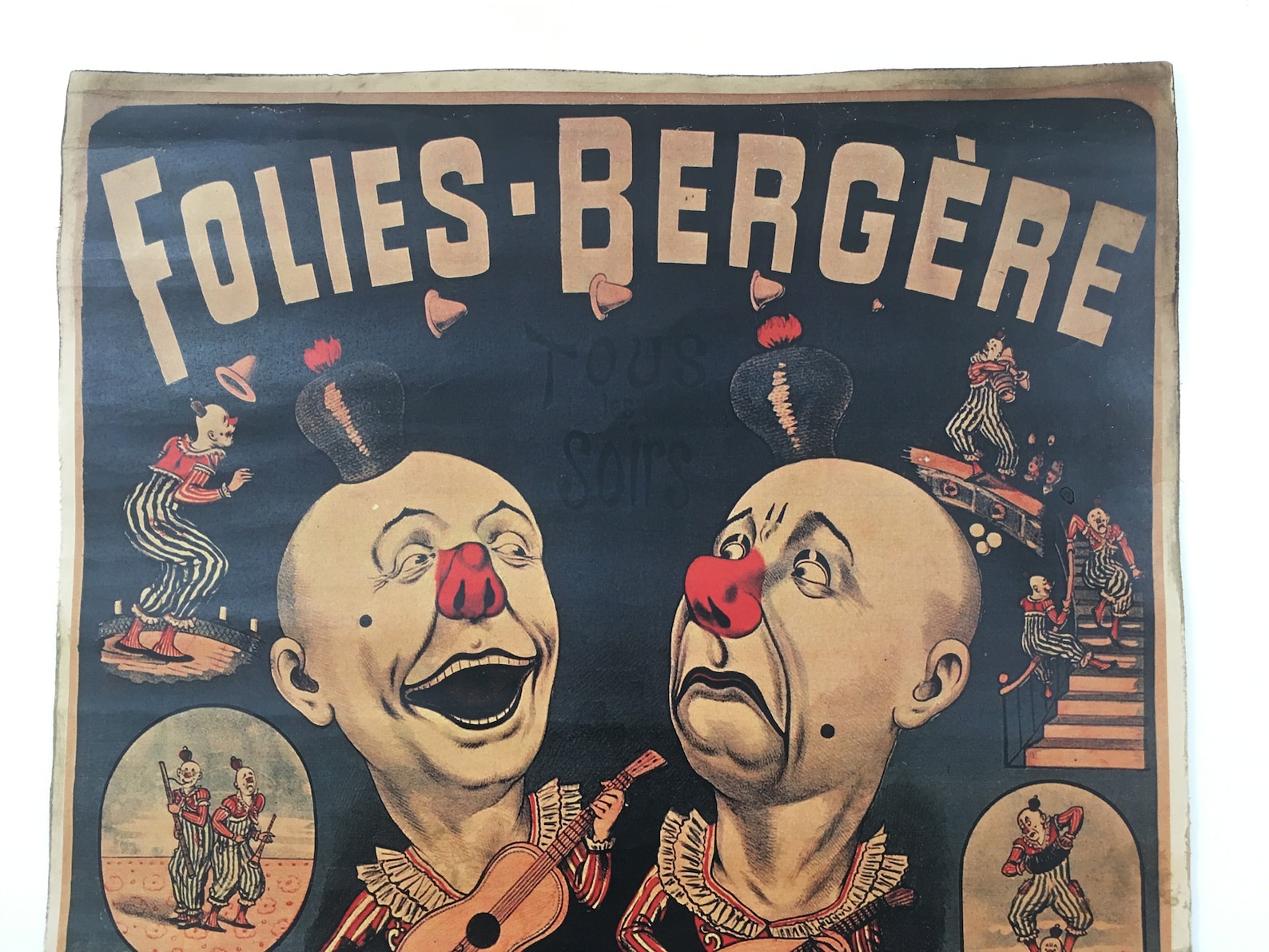 Circus Clown Poster Freak Show Freakshow Vintage Reproduction Etsy