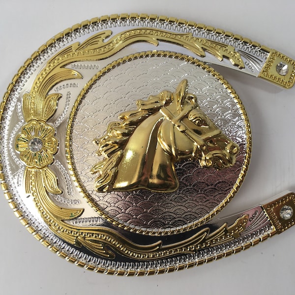 Horseshoe Belt Buckle Etsy