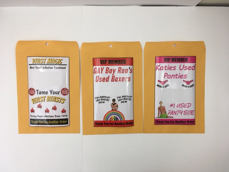 Prank Mail Shipping Labels Practical Jokes Stickers Pranks Etsy