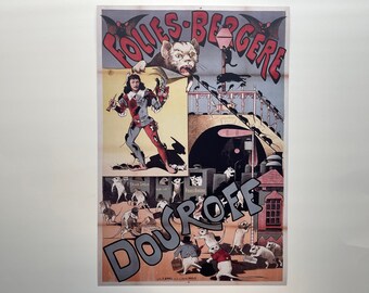 Vintage Circus Poster Freak Show Posters Carnival Art Retro Carny Art Man Cave Bar Posters