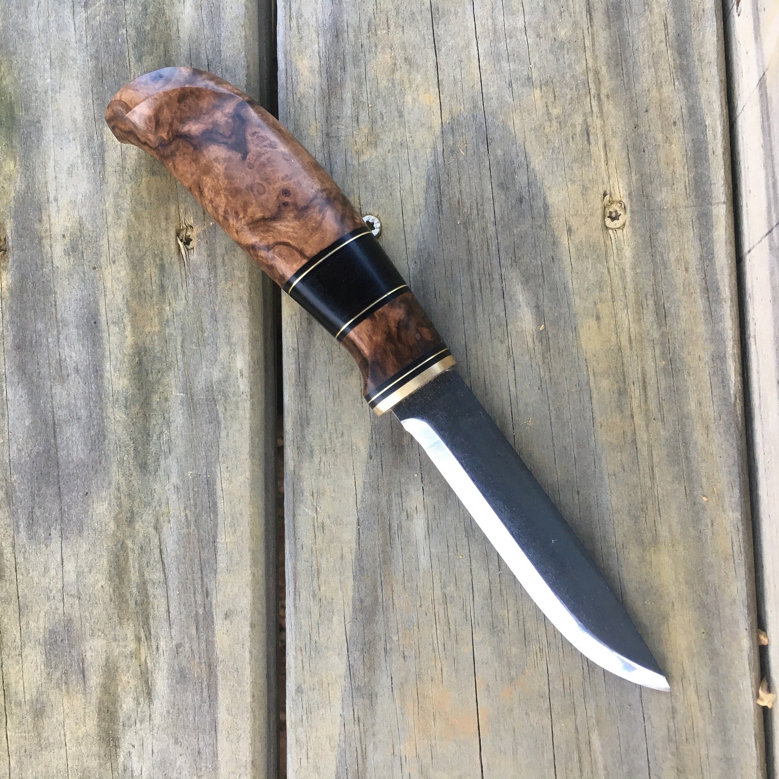 Custom Helle Viking Nordic Puukko Hunting Knife w/ Left Etsy