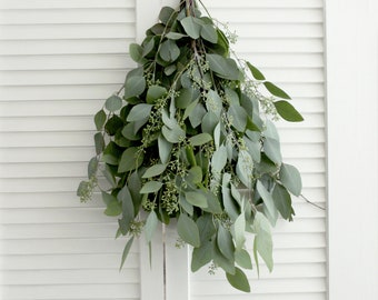 Fresh Seeded Eucalyptus Bunch- 5-7 stem (free shipping) DIY Wedding | Bouquet | Table Runner | Backdrops | Greenery