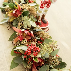 Handmade Fresh Winter Wonderland Garland –for wedding, home decor, holiday party, Christmas décor