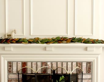 Handmade Fresh Magnolia Greenery Garland –for wedding, home decor, holiday party, Christmas decor