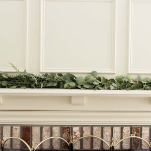 Handmade Fresh Silver Dollar & Baby Blue Eucalyptus Greenery Garland –for wedding, home decor, holiday party, Christmas decor