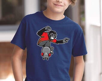 T-shirt Homme 'Monkey As Far As I Know I'm Delightful' - Coton - Graphique Multicolore - Neuf Avec étiquette